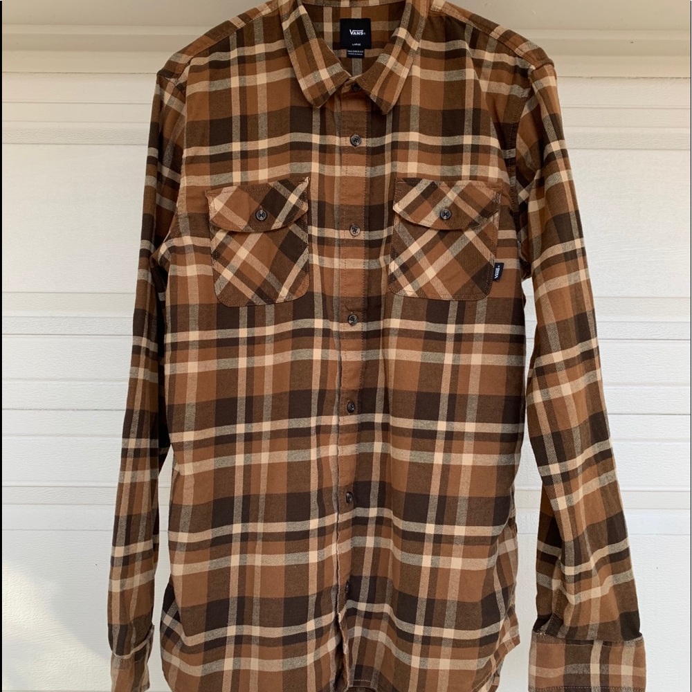 Vans Flannel Long Sleeve Shirt - L